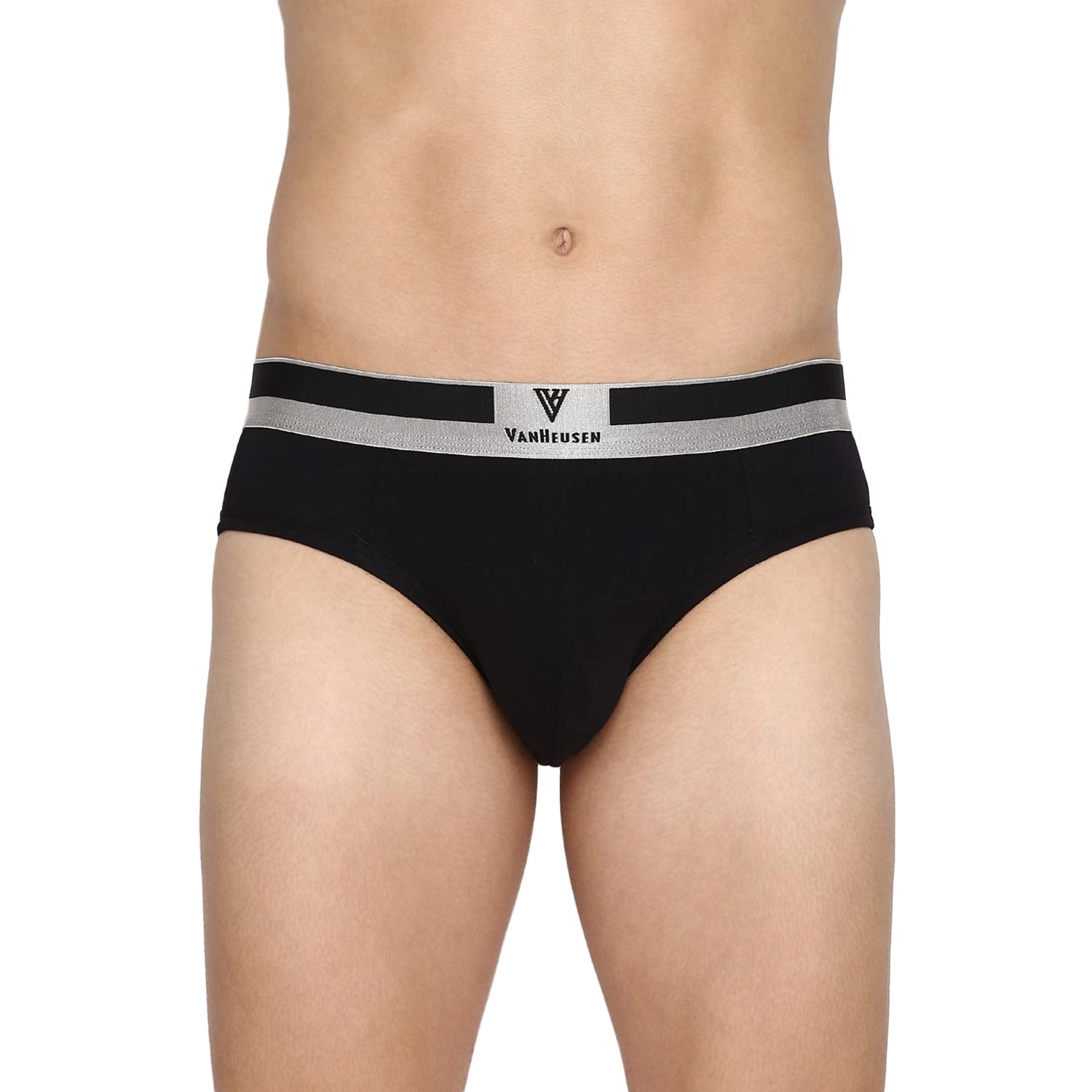 van heusen Men's Cotton Blend Classic Regular Solid Briefs-picture-45