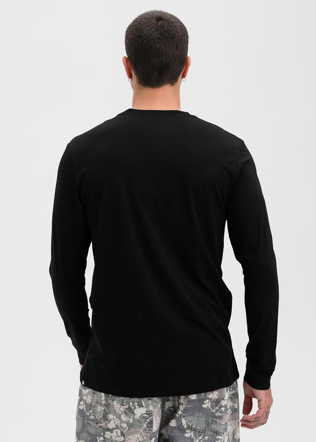 Ethika Men's Long Sleeve Classic Tee | Black - Image 4