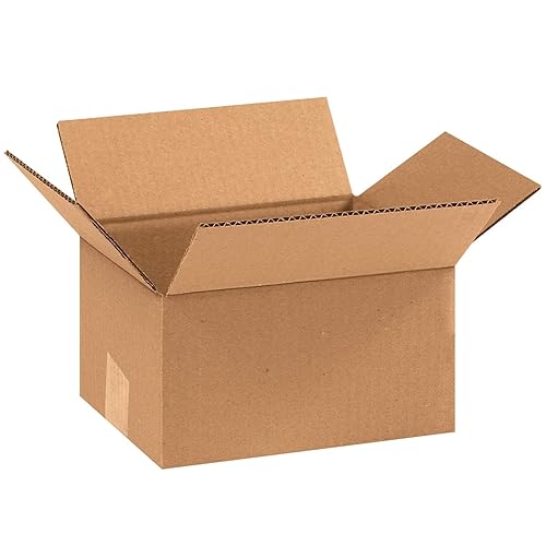 Box USA Cajas de envío pequeñas de 9 pulgadas de largo x 7 pulgadas de ancho x 5 pulgadas de alto, paquete de 25 cajas de cartón corrugado para
