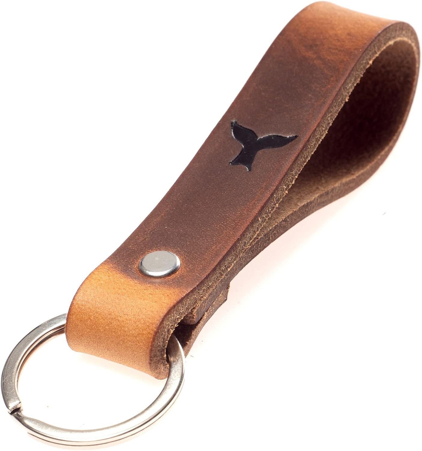 GORGECRAFT 2Pcs Key Case Keychain Brown PU Leather GORGECRAFT 2Pcs Key Case Keychain Brown PU Leather