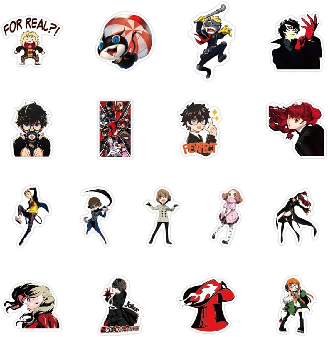 108 ペルソナ4　デコレーションステッカー　シール Amazon.co.jp: 50枚入 ステッカーセット ペルソナ シールテープ 貼り紙