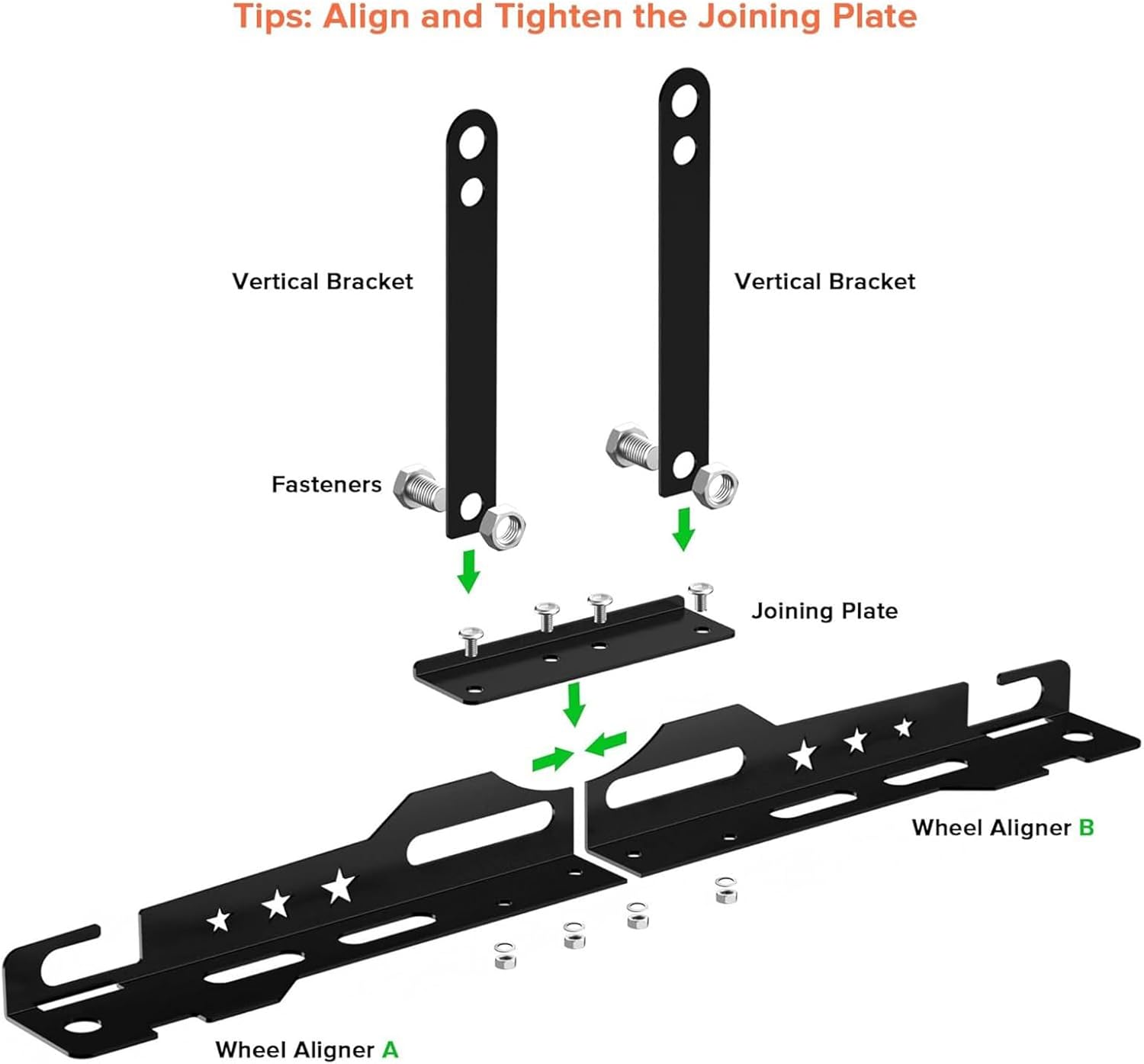 Wheel Alignment Tool - Tire Balancing Kit, Front End Balance for Adjusting, Precision Calibration Tool, Vehicle Maintenance Kit with Magnetic Base, Alignment Tuning Tools for Car Bicycle Motorcycle
