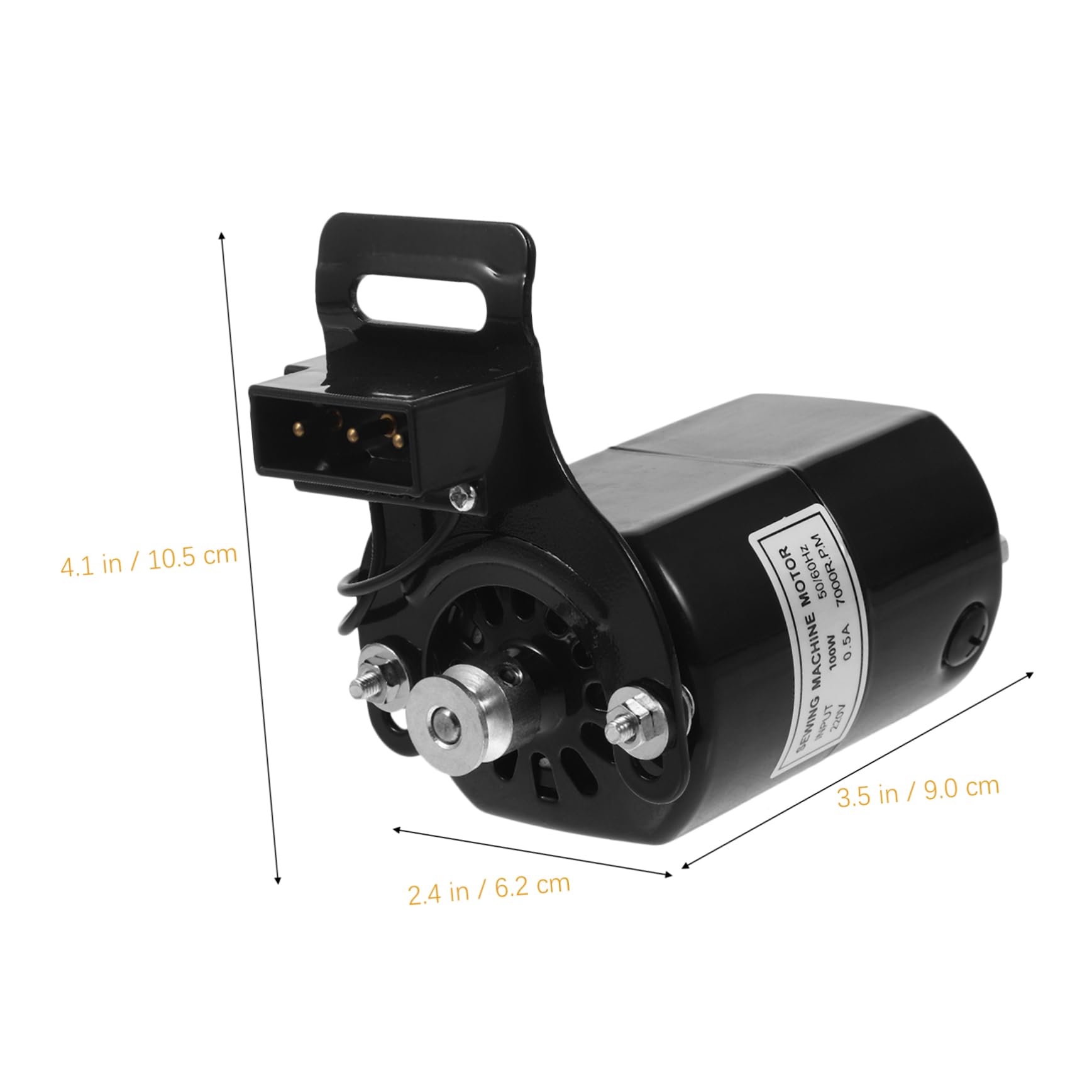 DOITOOL Motor Eléctrico en Acero y Hierro 220v para Máquina de Coser Doméstica y Mejora el Rendimiento de Costura 100w Compatible Máquinas de Coser Pequeñas