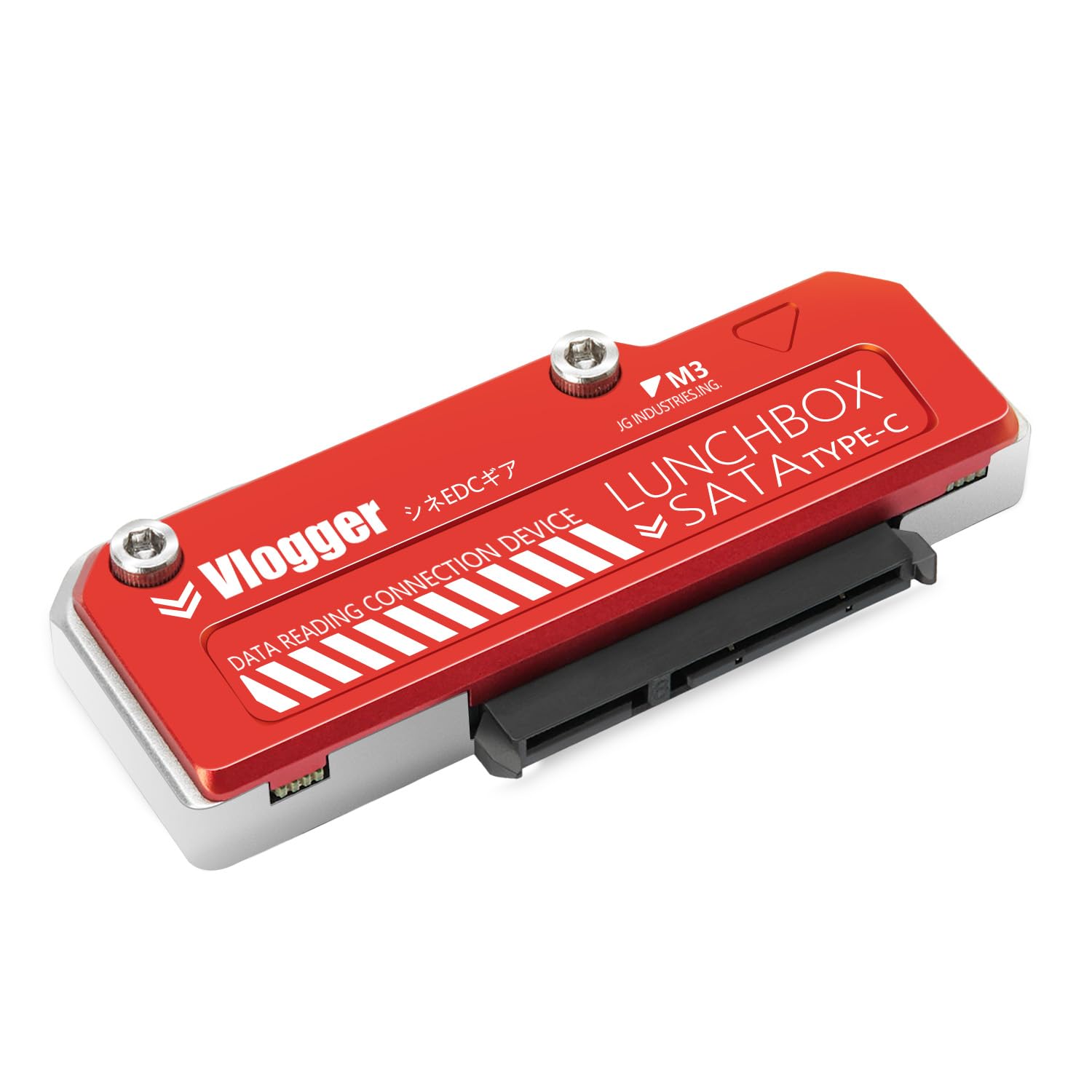 SSD Card Reader, SATA to Type-C USB 3.1, Compatible with Lunchbox 2.5-inch SATA Drives, Aluminum Case-picture-11