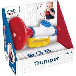 Trompeta Bebe Ambitoys - Trompeta Musical para bebés a partir de 12 meses