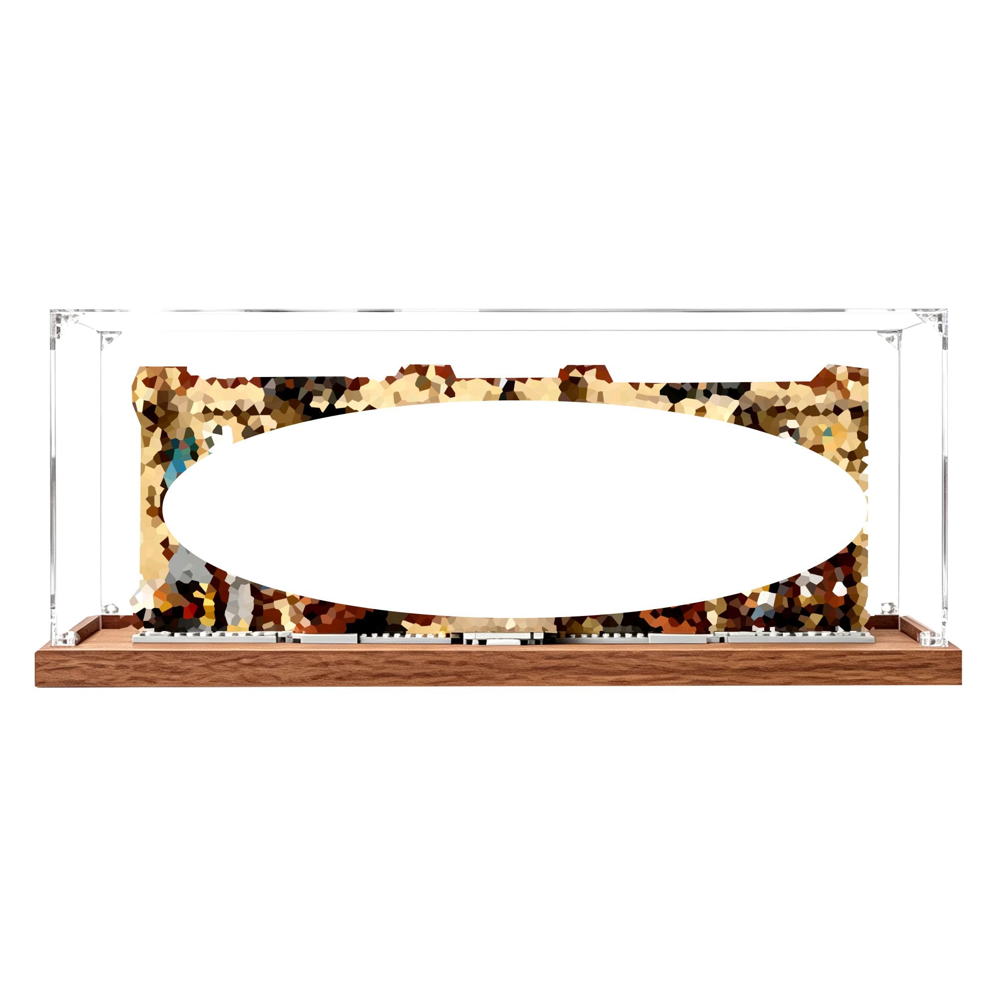 Clear Acrylic Showcase Box for Le-go 76478 Sets (Wood 2mm)