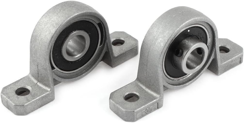 2x P08 Pillow Bearing - 8mm Shaft - Self Aligning Block - 3D Printer & CNC