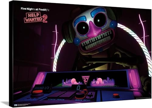 Trends International Five Nights at Freddy's Help Wanted 2 - DJ Music Man Canvas Wall Poster