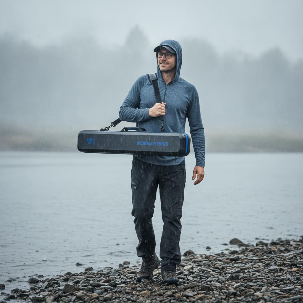 Angelzubehör Rutentasche, wasserdichte Angeltasche für Ruten, Angel Zubehör Transporttasche 130 cm, Karpfen Zubehör Aufbewahrung