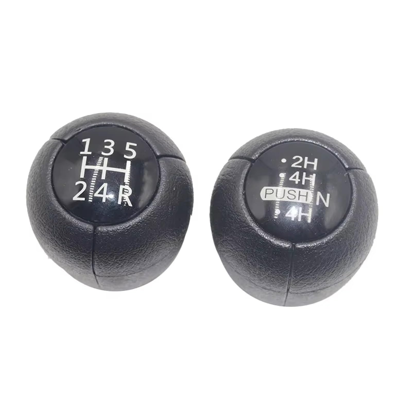 Ouvecr Pair Car Shift Gear Knob Handle For Nissan For Safari For Patrol Y60 Gq Manual Car Gear Shift Konb Gaiter Shifter Knob Gear Shift Cover(Pair)