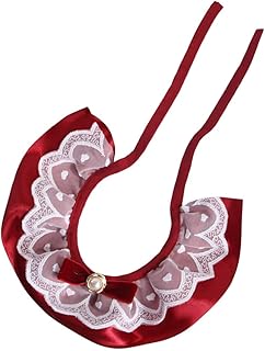 GALPADA Colar De Pérolas Para Animais De Estimação Cachecol Colar De Pérolas Para Animais De Estimação Decoração De Gravata De Pescoço Para Gatos Colarinho Para Cachorros