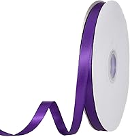 Vista 24 de Cinta amarilla de maíz, cinta de satén de poliéster de doble cara de color sólido, 1 1/2 pulgadas de ancho, 100 yardas de largo, perfecta