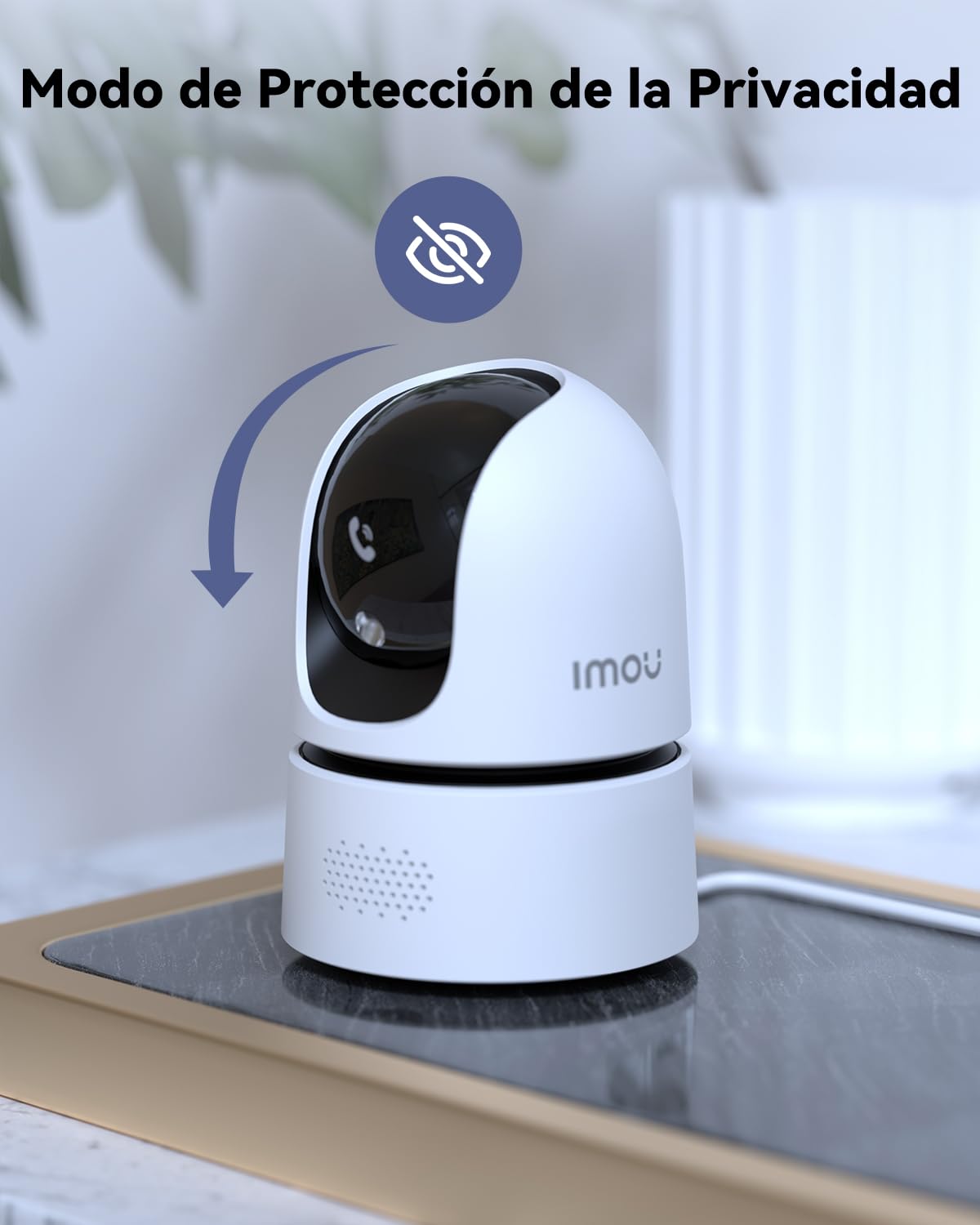 Imou Cámara Vigilancia 2.4/5GHz WiFi Interior Doble Lente 4MP Fijo+4MP PT, Cámara IP WiFi 360° con Visión Nocturna, Detección de Humano/Sonido Anormal, Seguimiento Automatico, Audio Bidireccional