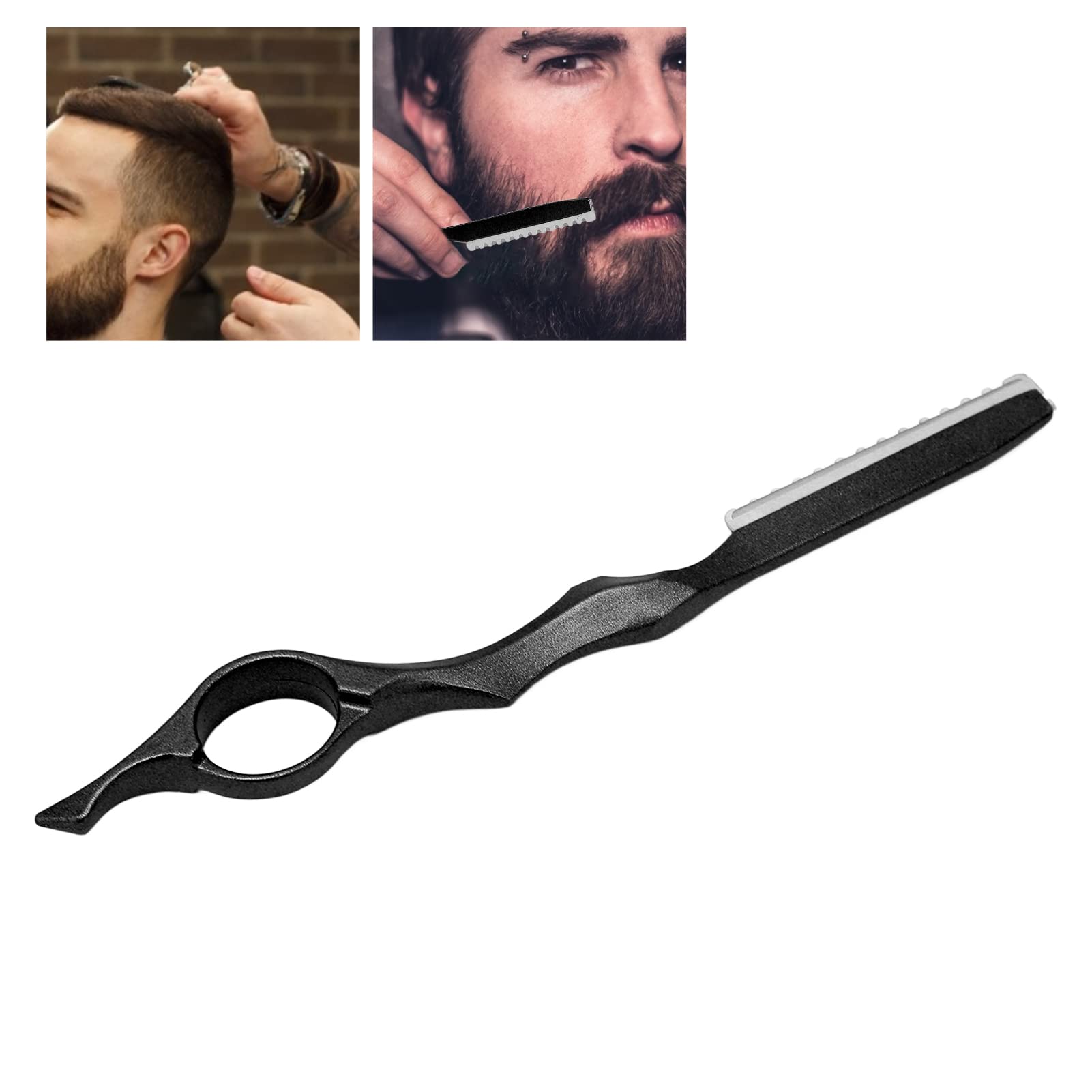 Navaja Peluqueria, Cuchillo para adelgazar el cabello,recorte de cabello, Navaja Afeitar Navaja Barbero texturizante profesional de acero inoxible para salón de belleza