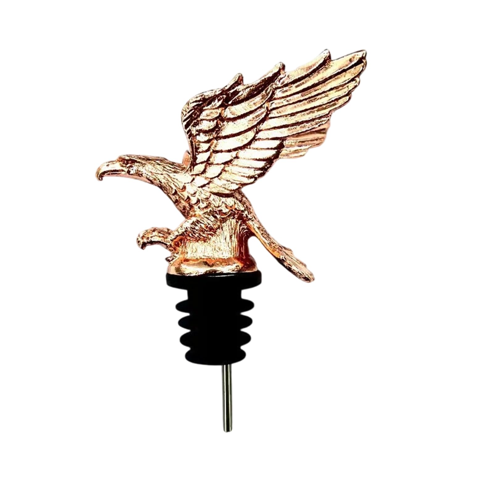 APGLSXY Premium Kirsite Liquor Dispenser with Artistic Hawks Design Ergonomic Handle Wine Tool for Smooth Pouring Kirsite Hawks Head Wine Pourer