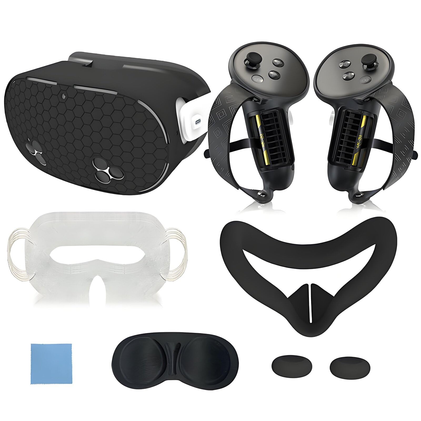 Meta Quest Silicone Case For 3s,Soft Face Cover Virtual Reality