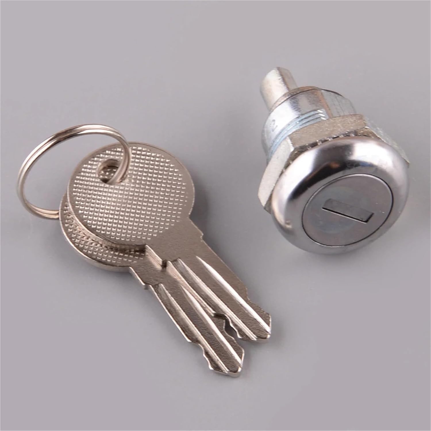 Tool Box Locks with Keys 6/12pcs Silver Car Rear Lock Cylinder - with Keys, for Toolbox/Truck/RV(6pcs)