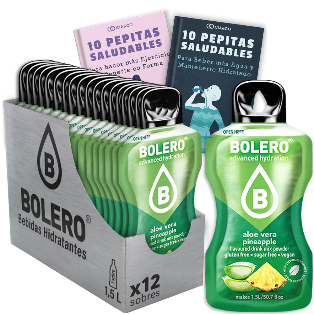 24 x Bebida Bolero COLA Hidratante Sin Azucar (24x9 grs) + 30 Pepitas Saludables para una vida más sana by Cia&Co — view 100