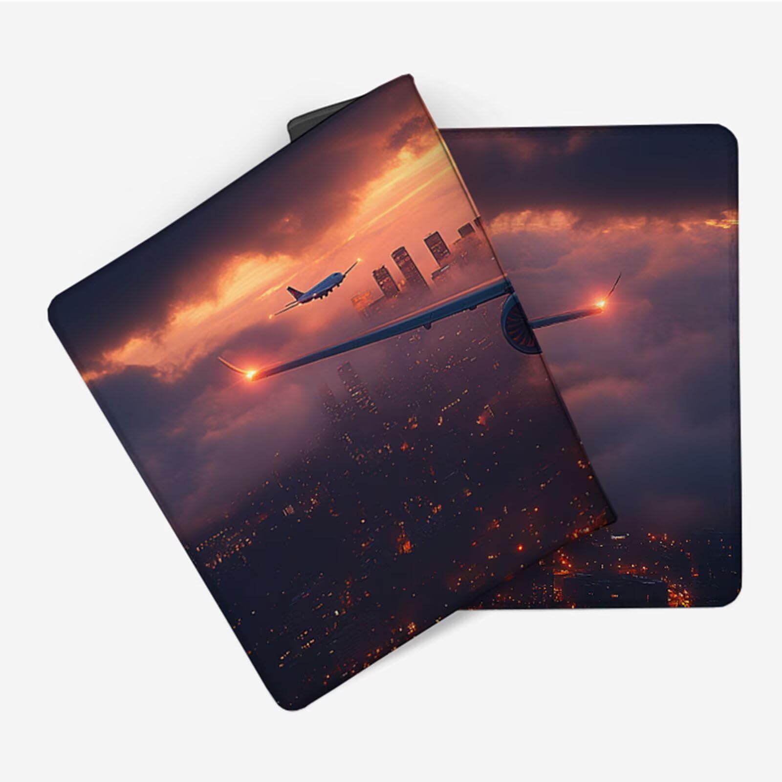 Tappetino Mouse Gaming Nero Tappetino Mouse XXL 1600x800x3mm, Mousepad Aereo Sottomano Scrivania Grande con Bordi Cuciti per Pad PC Accessori Gaming, Ufficio Accessori Scrivania, Regali per Lui 1-3755