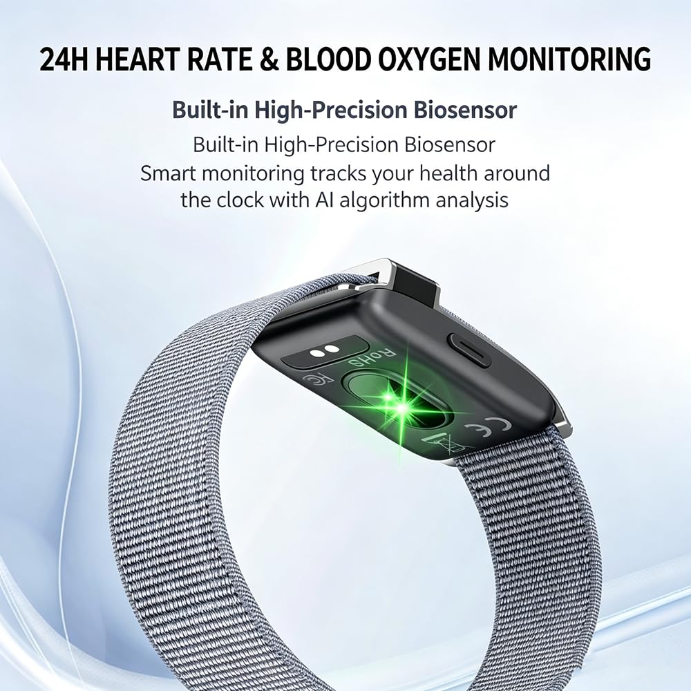 Montre ConnectéE Bluetooth avec Bracelet D'Activité Suivi De La Santé Et PodomèTre pour Hommes Et Femmes Compatible Android Et Iphone avec Moniteur De FréQuence Cardiaque De Sommeil