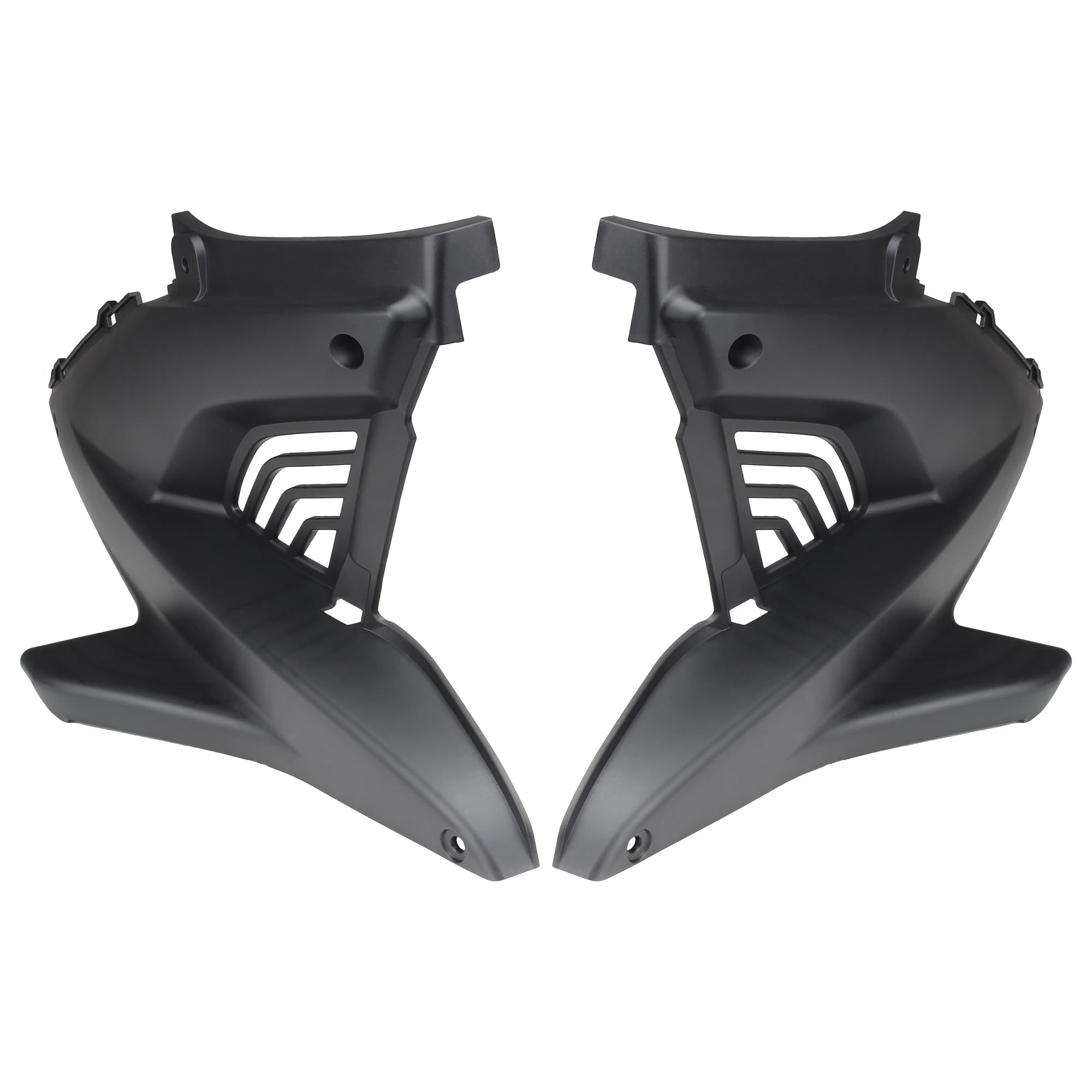 Seitenverkleidung Sitzbank Z-Teile schwarz links rechts kompatibel mit Yamaha Aerox MBK Nitro YQ50 100