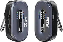 Xvive Sistema De Guitarra Sem Fio A58 5.8 Ghz Transmissor E Receptor Para Captação Ativa Ou Passiva Baixo Elétrico/Acústico