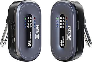 Xvive sistema de guitarra sem fio a58 5.8 ghz transmissor e receptor