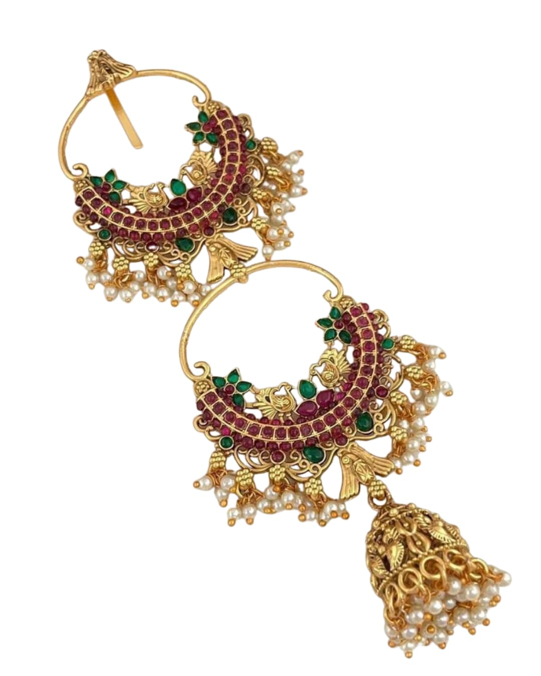 Women’s Traditional Gold Plated Juda Pin for Women Bridal Jooda Pin Hair Accessory Golden Wedding Juda Pin for Brides & Girls Ethnic Hair Jewellery for Saree & Lehenga-image-47