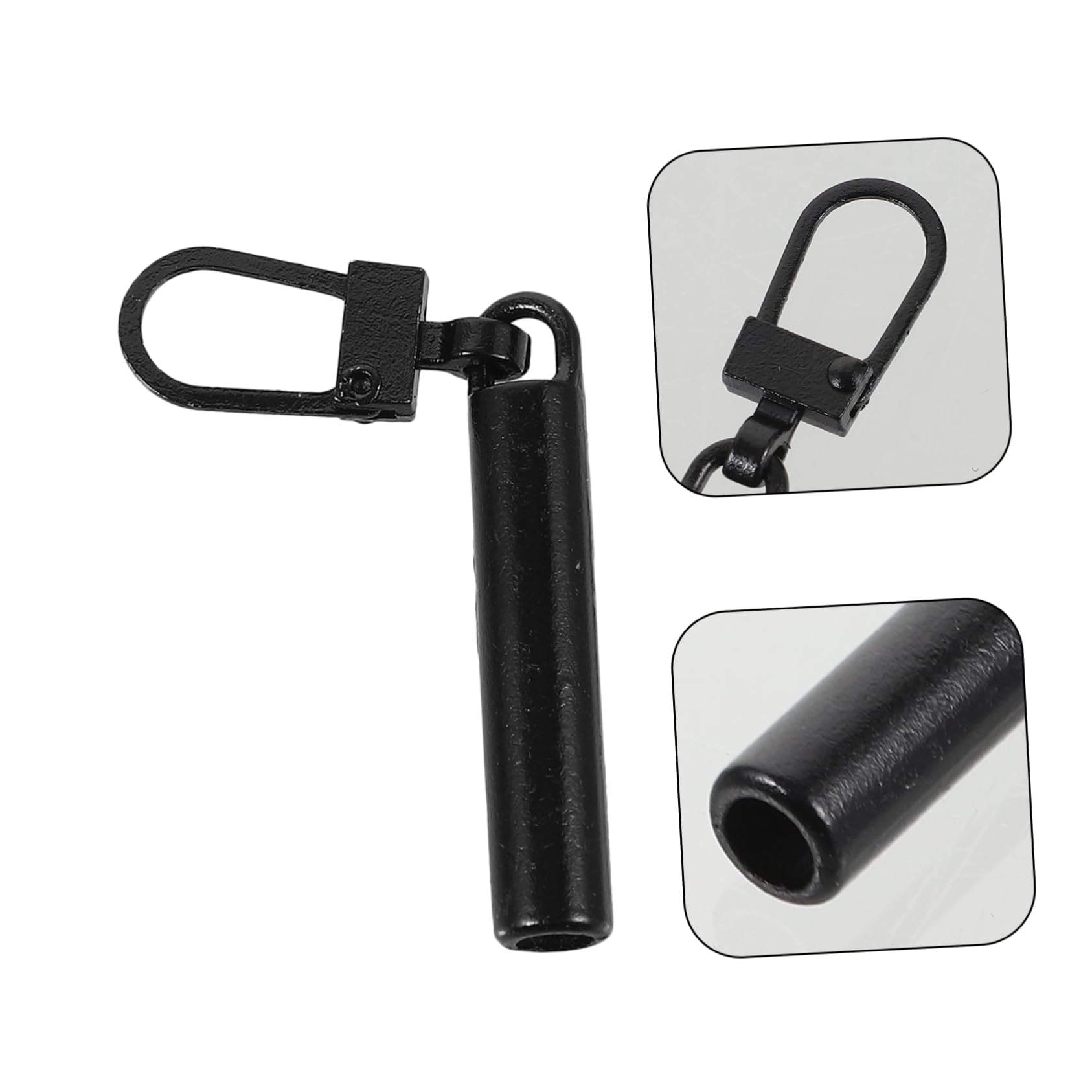 AUTSUPPL Metal Zipper Pull Replacement Head 10pcs Zier Pulls Tab Tags for Coats Bags Luggage Easy to Use Zipper Repairer