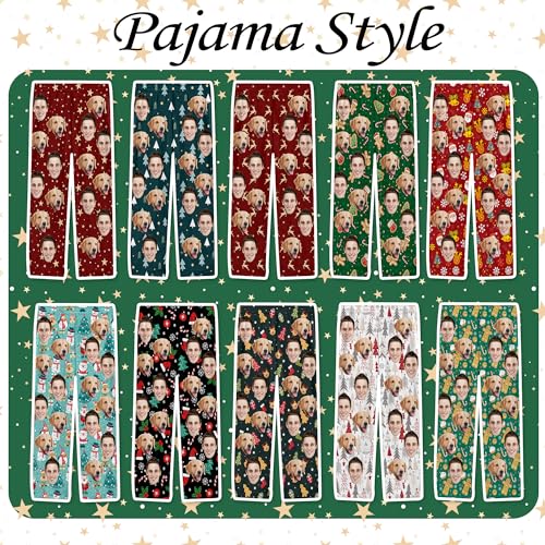 Custom Face Pajama Photo Pajamas Pants for Men, Personalized Face on Pajamas Bottom Sleepwear Bottoms2