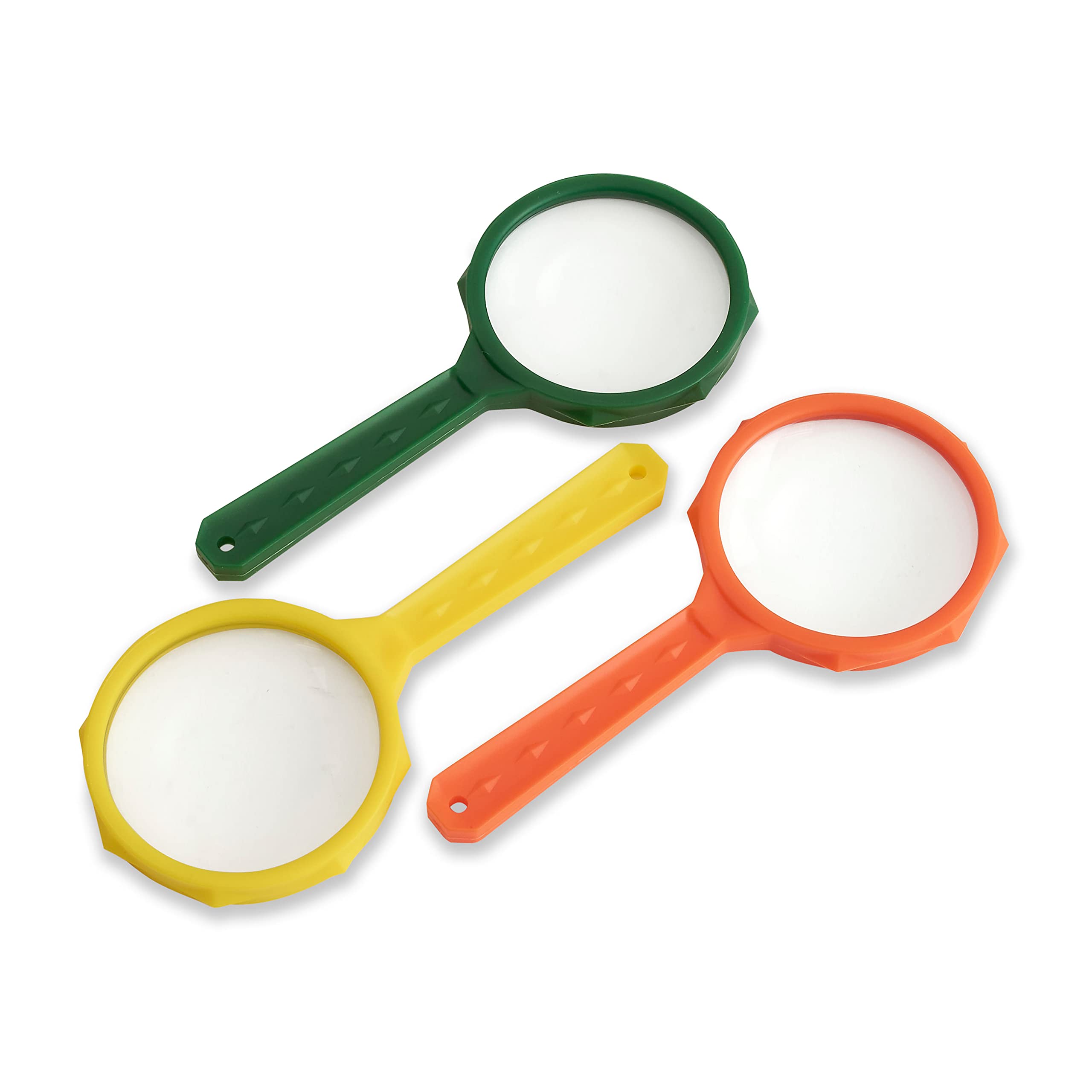 Carson MagniRama 3X, Lupas - Divertidos colores surtidos, Paquete de 50 (JD-3MU)