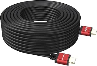 Fazawan HDMI Cable 50Feet 4K HDMI Cable Support 4K,2160P,1080P,3D,Ethernet and Audio Return,Bandwidth 18Gbps CL3 Rated