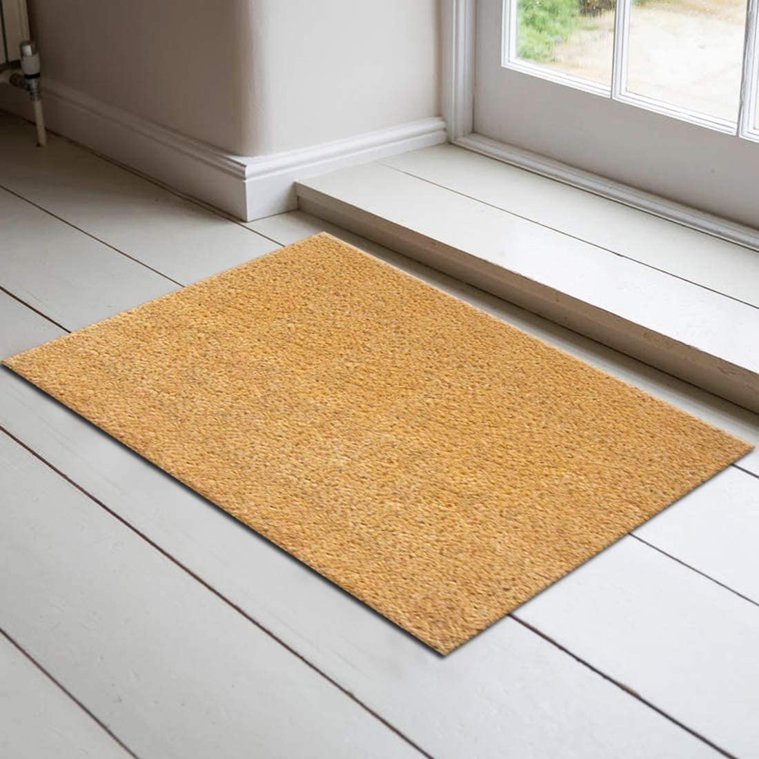 ATMAH Plain Coir Doormat, (35cm x 60)