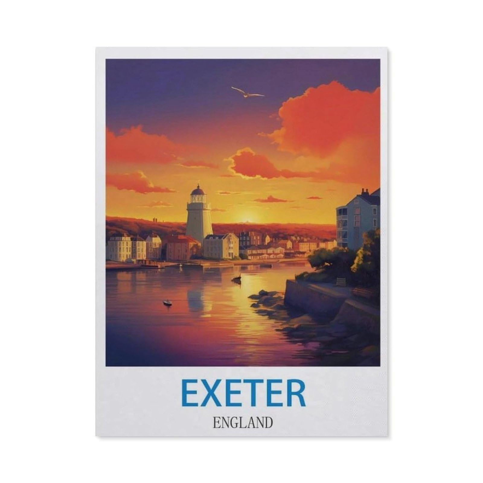 BEAYODKP DIY Diamond Art Kits，Exeter England（40x50cm）
