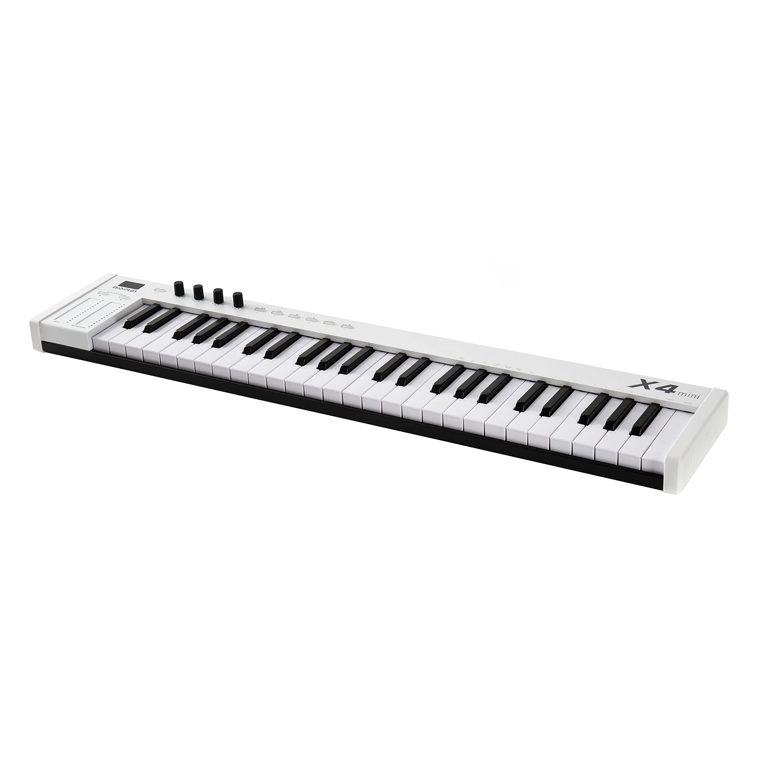 MIDIPLUS X4 mini MIDIキーボード Amazon.com: midiplus X4 mini MIDI Keyboard Controller, White