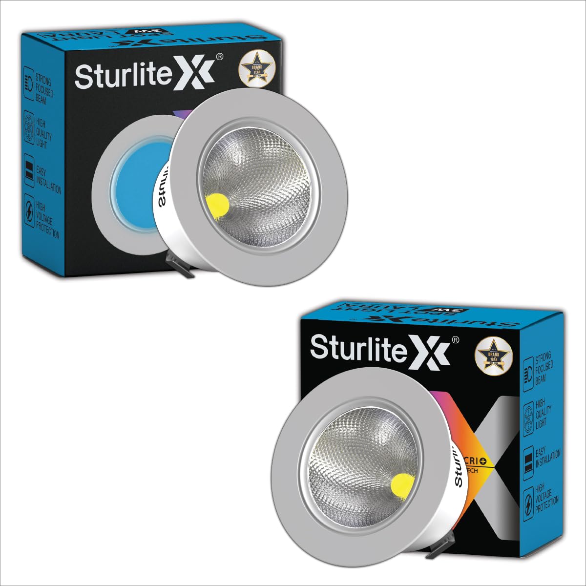 Sturlite Laura LED Spotlight - Blue Light, Energy Efficient -10 Sturlite Laura LED Spotlight - Blue Light, Energy Efficient -10
