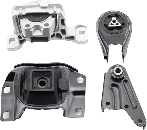 YBDDZH Kit de montaje de motor y transmisión, compatible con Mazda 3 2.0L 2004-2009, repuesto OE A4405 A4402 A4418 A4404, juego de 4