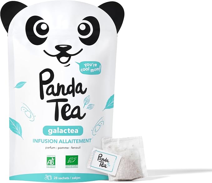 Panda Tea Galactea - Infusion Allaitement Bio Fenouil, Anis & Mélisse