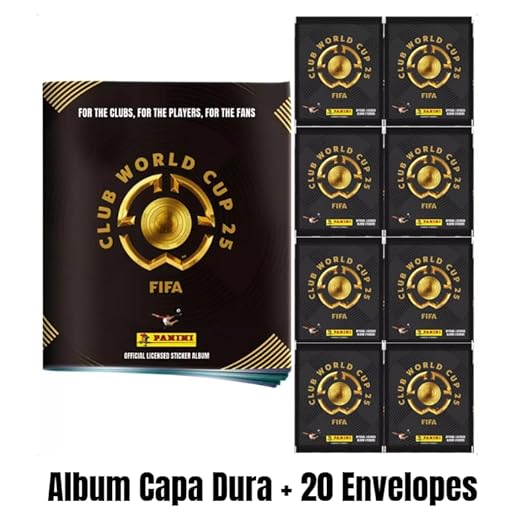 Álbum Copa Do Mundo De Clubes Fifa Capa Dura + 20 Envelopes