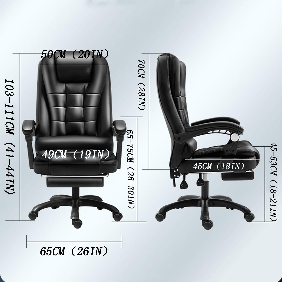 Silla de Oficina ejecutiva de Respaldo Alto con Soporte Lumbar, Altura Ajustable y diseño ergonómico, Ideal para Espacios de Trabajo corporativos (marrón, versión Mejorada).