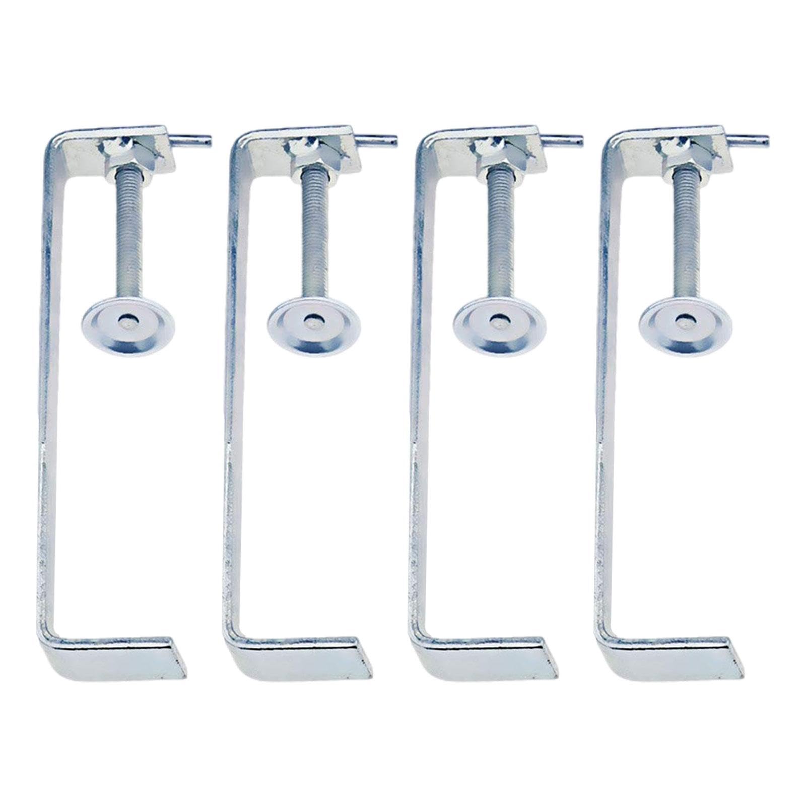 Set di 4 Morsetti per Mattoni, Robuste Staffe in Acciaio per Carpentieri, Lunghezza 20 Cm