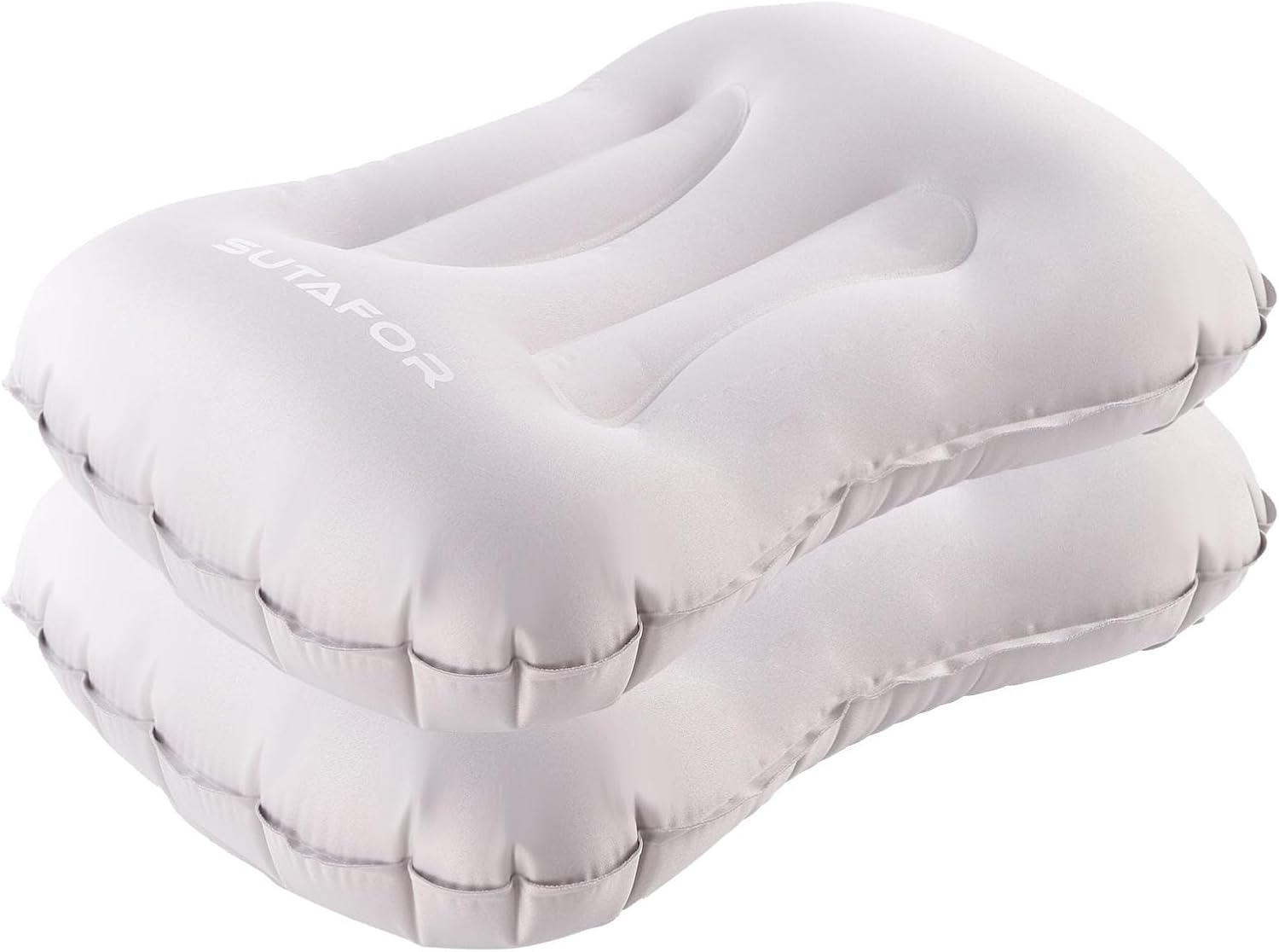 SUTAFOR 2Pcs Coussin de Voyage Ultraléger 73g Oreillers de Camping Coussin Gonflable de Plage Coussin en TPU pour Randonnée Extérieur, Gris SUTAFOR 2Pcs Coussin de Voyage Ultraléger 73g Oreillers de Camping Coussin Gonflable de Plage Coussin en TPU pour Randonnée Extérieur, Gris