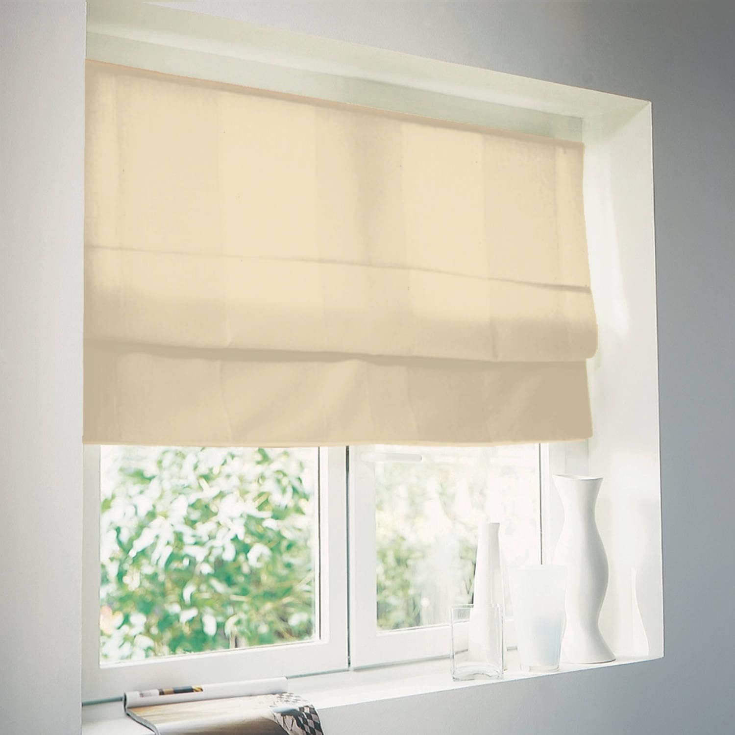 MADECOSTORE Raffrollo Dolpo, Blickdicht, Serie Must, Beige, 45 x 250 cm