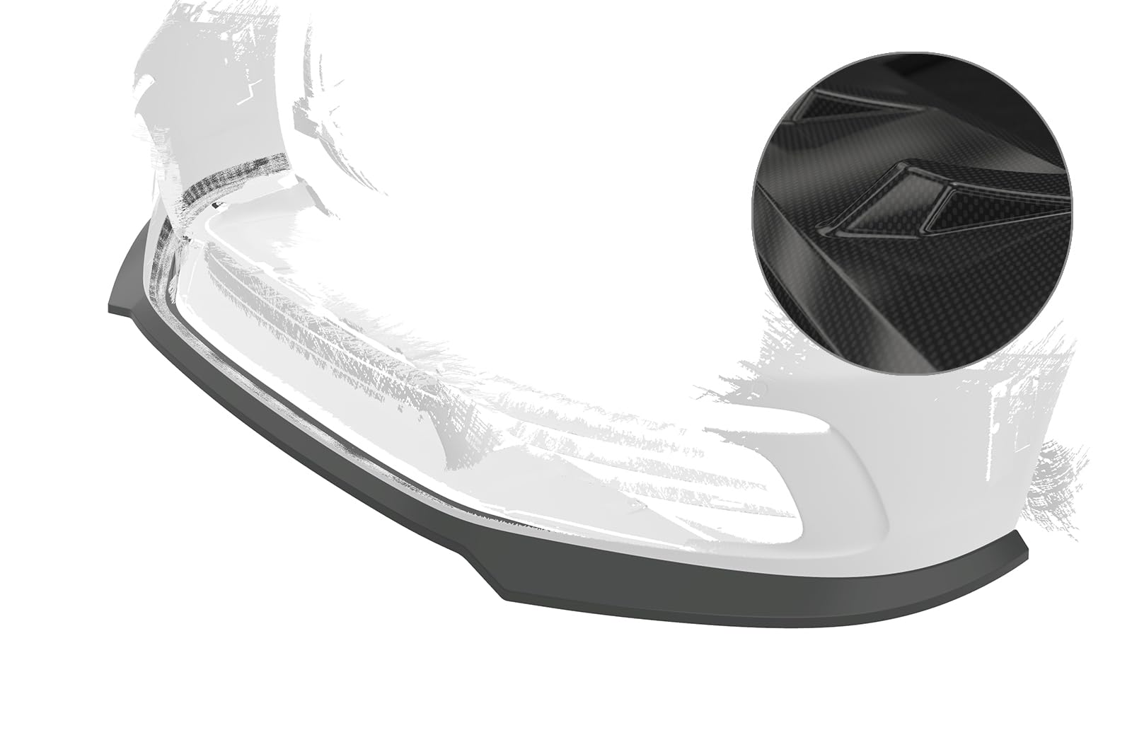 Cup-Spoilerlippe mit ABE Kompatibel mit Porsche 718 Boxster 982/718 Cayman 982 CSL853-C