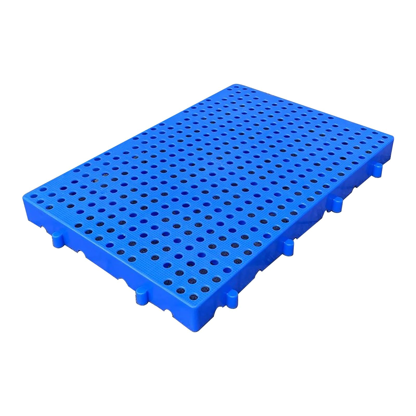 5cm paleta plastikowa, Wodoodporna kratka do przechowywania, Oddychające kratki HDPE, Lekkie składane palety podłogowe, do piwnicy w garażu lub supermarkecie(60x40cm/24x16in)