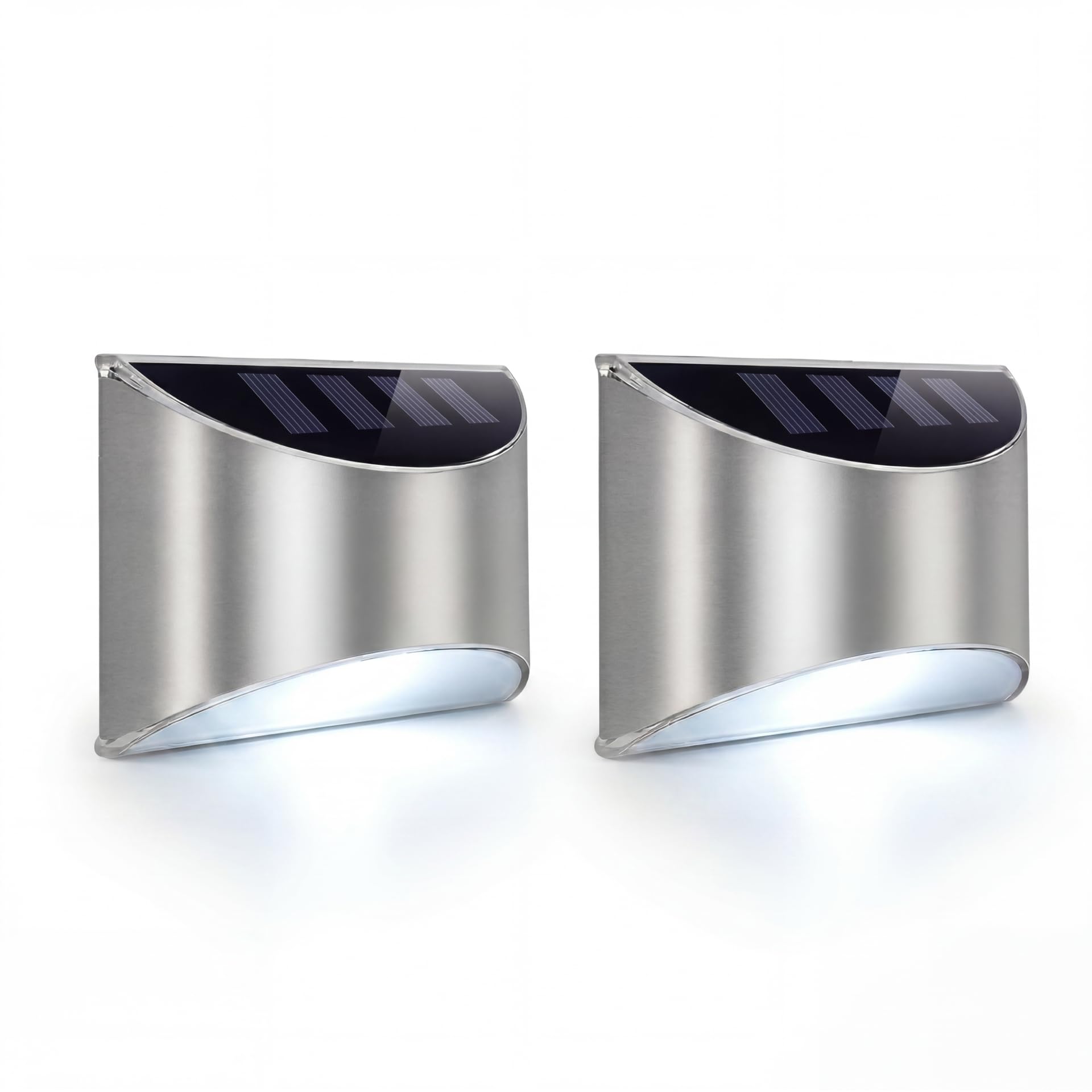 B&Q -  Lucent Solar Fence Lights (Pack Of 2)