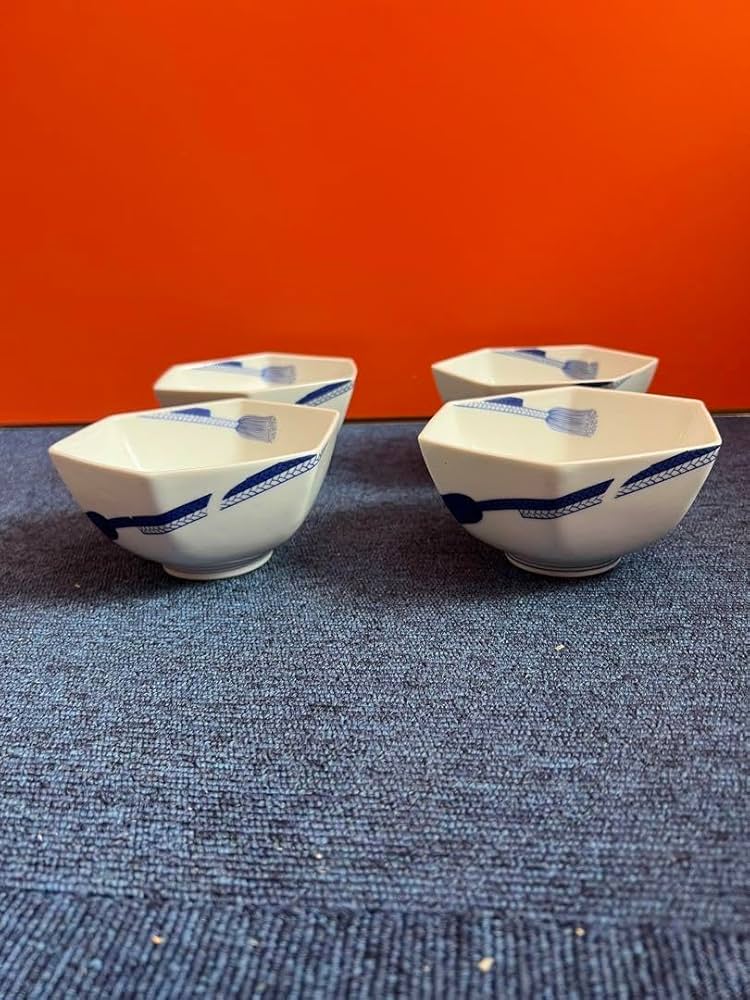 1425 有田焼　鍋島　其泉　六角鉢　4客 1425 有田焼 鍋島 其泉 六角鉢 4客 【公式通販】