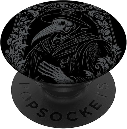 Plaga gótica oculta Steampunk Black Death PopSockets intercambiables PopGrip