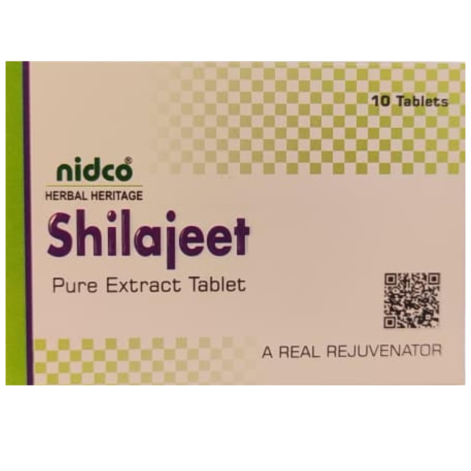 NIDCO Herbal Heritage Original Shilajit 10 Tablets | Improves Stamina, Strength, Energy, Relieve Fatigue | Pure Himalayan Shilajeet | 100% Ayurvedic 750mg | For Men and Women (Trial Pack)