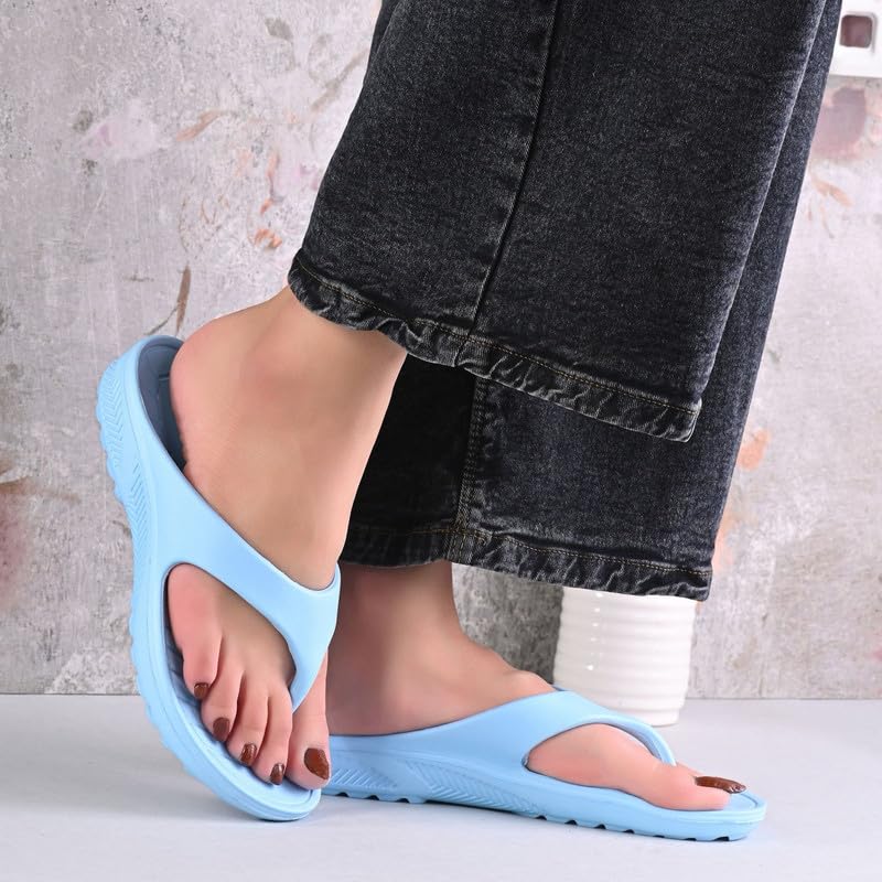 Image of SLIPOVER Flip Flop (W Boost) Slippers for Women Stylish|Comfortable|Soft|Lightweight|Anti-Skid|Arch Support|Lab Tested|Casual|EVA Slippers|Sandals|Chappals, Ideal for: Womens|Girls